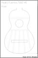 Guitar, Pedro Fuentes (Spanish, Zaragoza active ca. 1860s), Pine, maple, mahogany, walnut, ebony, Spanish